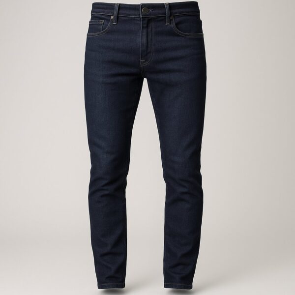 Slim-Fit Stretch Jeans — Dark Blue