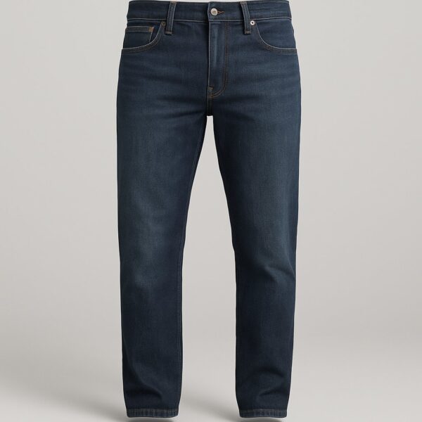 Straight-Fit Jeans — Black